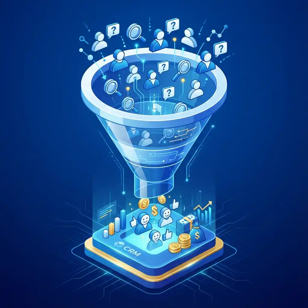 CRM Satış Hunisi Görseli