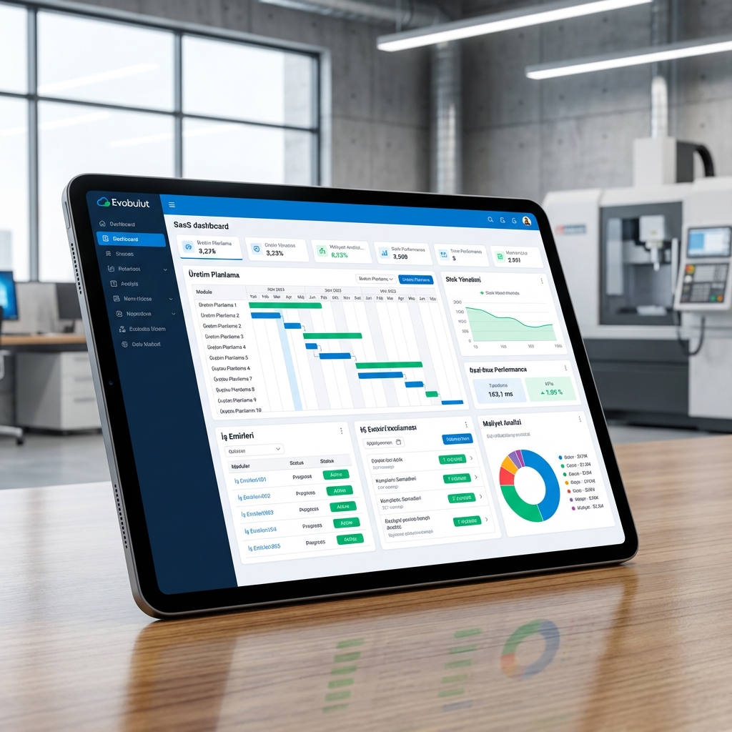 Evobulut Akıllı Üretim ve Maliyet Analizi Dashboard