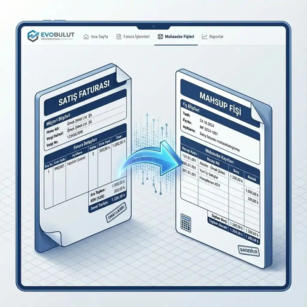 Ön Muhasebe Fatura - Genel Muhasebe Fiş Dönüşümü