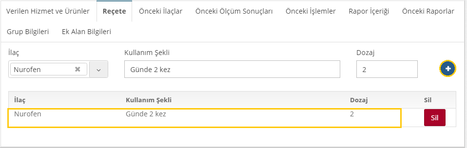 Hasta Takip Reçete Girişi Nasıl Yapılır