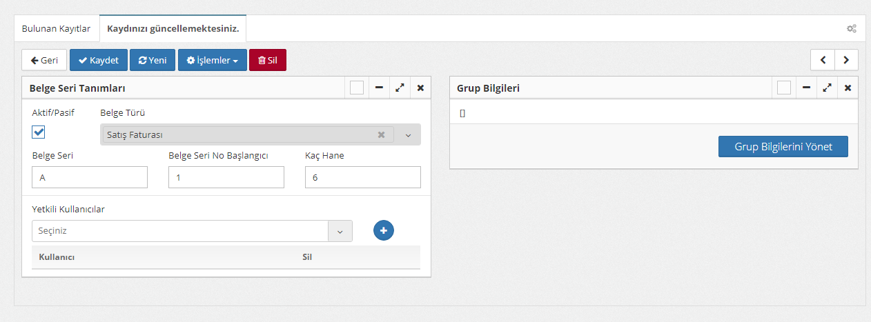 Belge Seri Numarası Nasıl Tanımlanır
