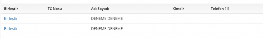 Müşteri Birleştirme Nasıl Yapılır?
