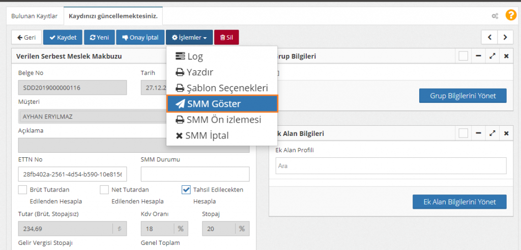 Verilen Serbest Meslek Makbuzu Nasıl Kesilir?