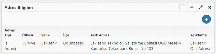 Adres Bilgileri Nasıl Eklenir