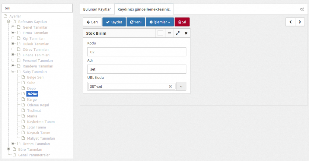 E-Fatura UBL Kodların Kullanımı
