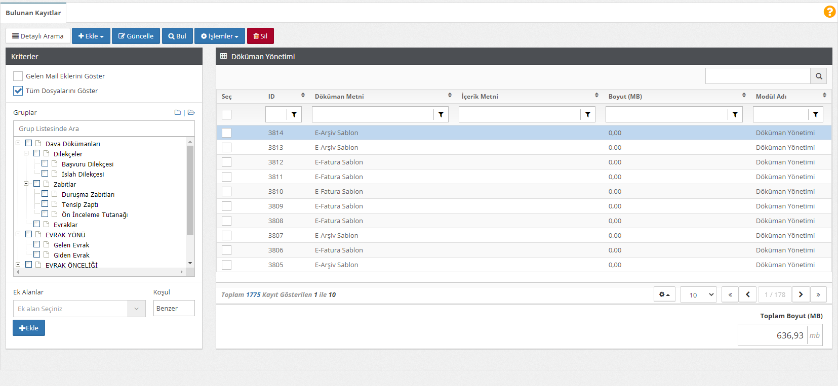 Doküman Yönetimi Nasıl Kullanılır?