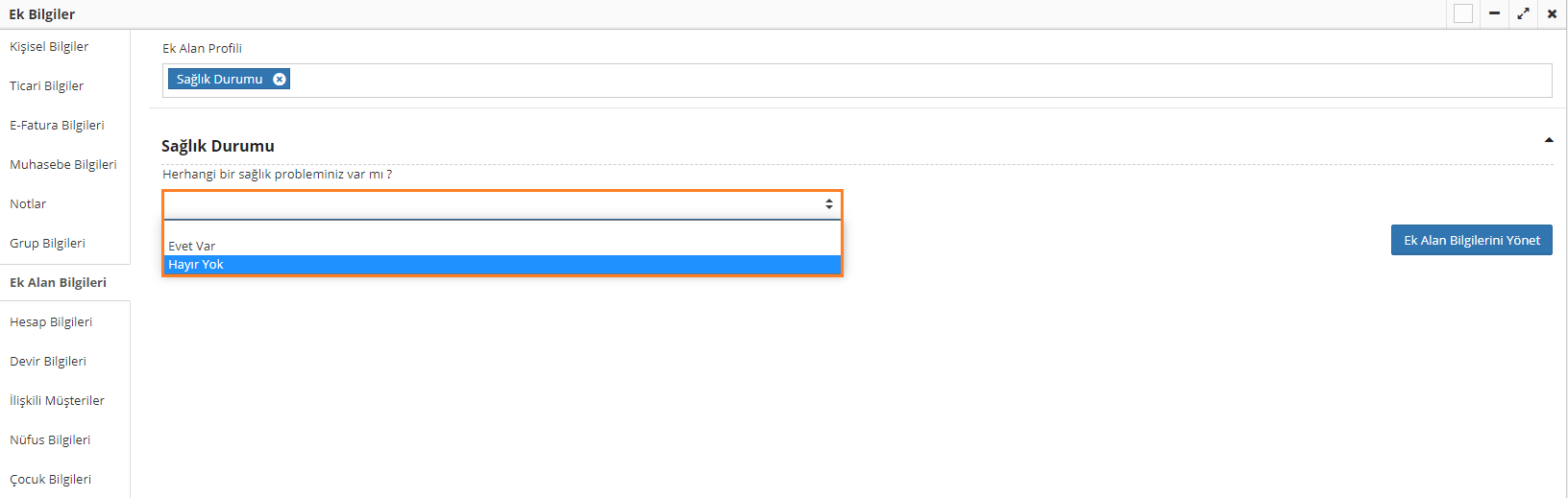 Ek Alan Bilgileri Nasıl Kullanılır ?