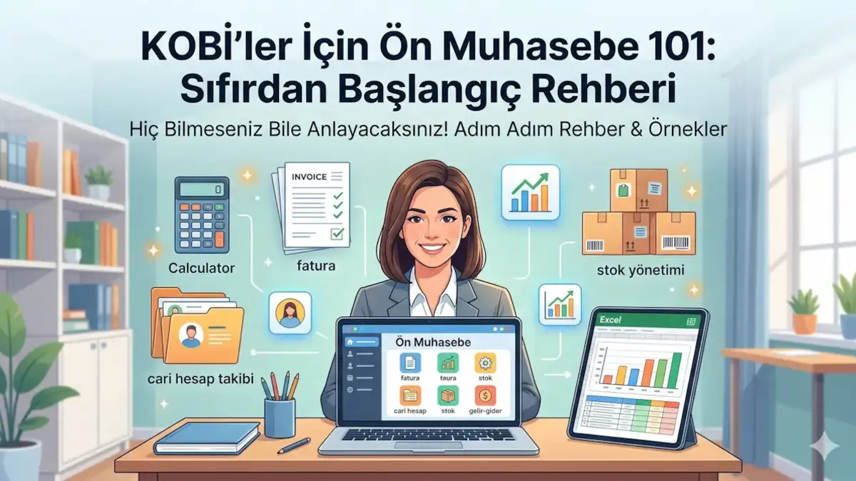 KOBİ'ler İçin Ön Muhasebe 101: Sıfırdan Başlangıç Rehberi